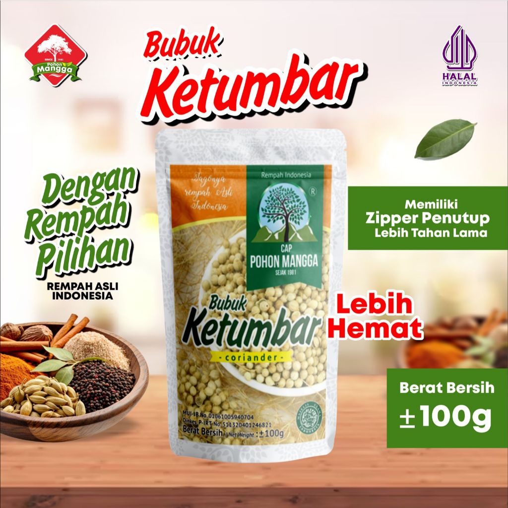 

Ketumbar Bubuk Cap Pohon Mangga 100gr