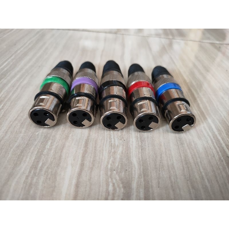 Jack Canon XLR Female Jack Mic Canon XLR Female Soket Canon