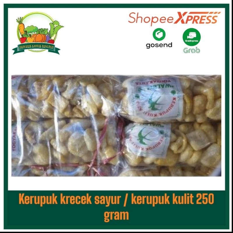

Kerupuk kulit asli krecek -+ 250 gram - KIRIM INSTAN