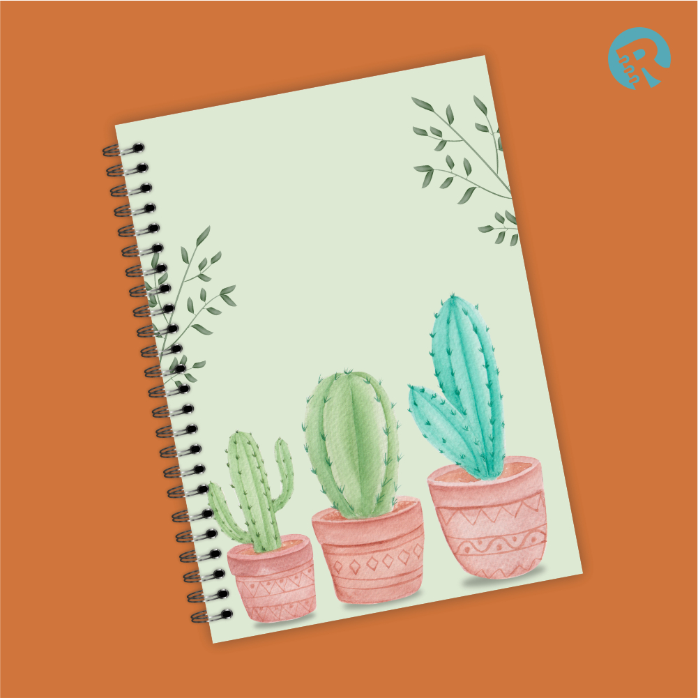 

Ringbook Softcover A5 Buku Catatan Garis/Polos kaktus
