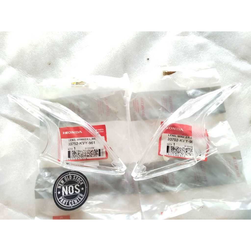 MIKA LAMPU SEIN SEN RETING RITING BELAKANG SET KANAN KIRI HONDA BEAT KARBU OLD LAMA ORIGINAL ORISINI