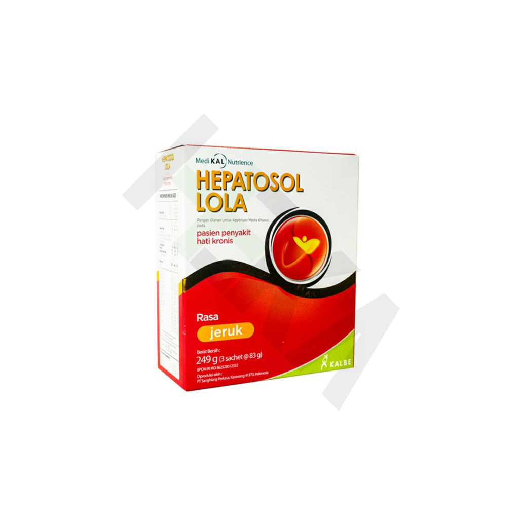 

Hepatosol Lola Jeruk 249 gram - Nutrisi Kesehatan Hati Spesifik [Tembalang]