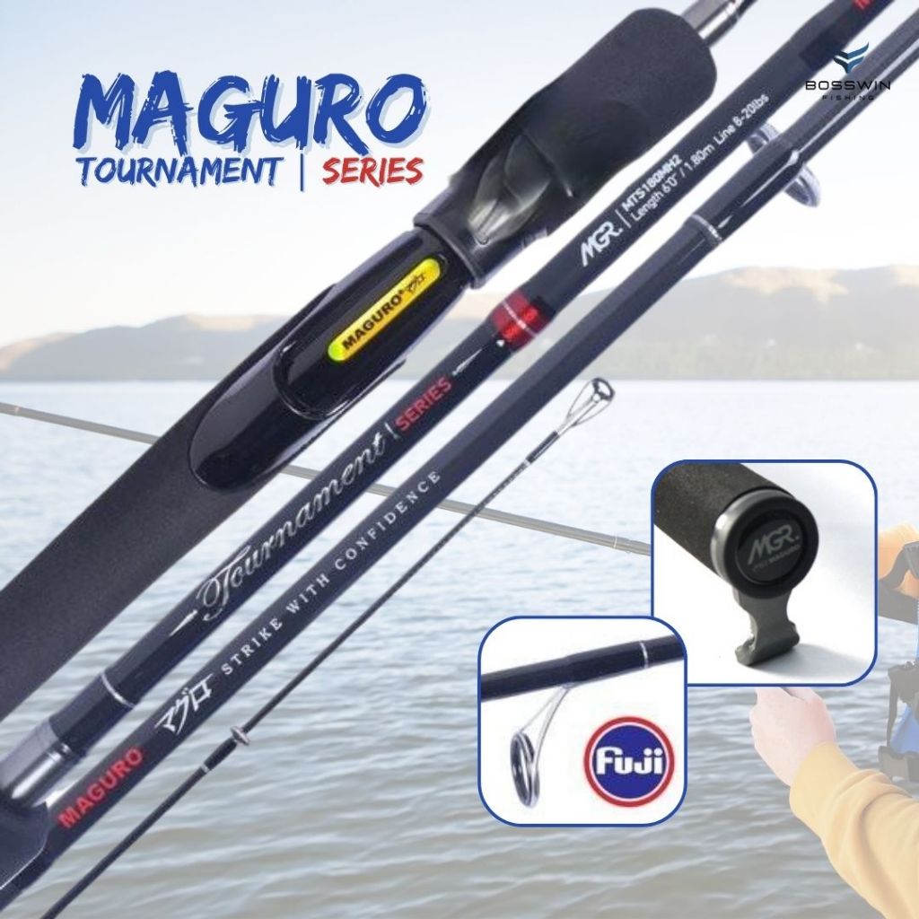 Joran Spinning MAGURO Tournament Series Mancing Galatama Kolam Lele Harian