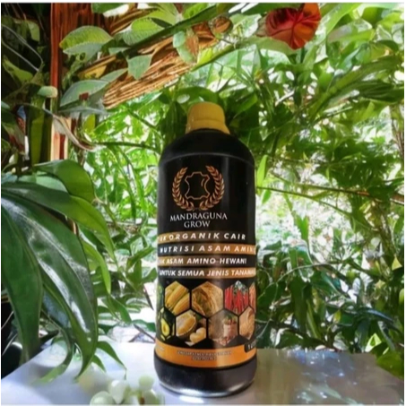 MANDRAGUNA GROW 1 LITER/PUPUK ORGANIC CAIR NUTRISI ASAM AMINO/EXTRA ASAM AMINO HEWANI/MEMPERBAIKI TA
