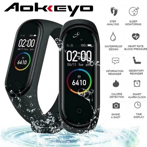 AOKEYO M6 Smartwatch Jam Tangan Wanita Smart Band Heart Rate Blood Pressure Fitness Tracker