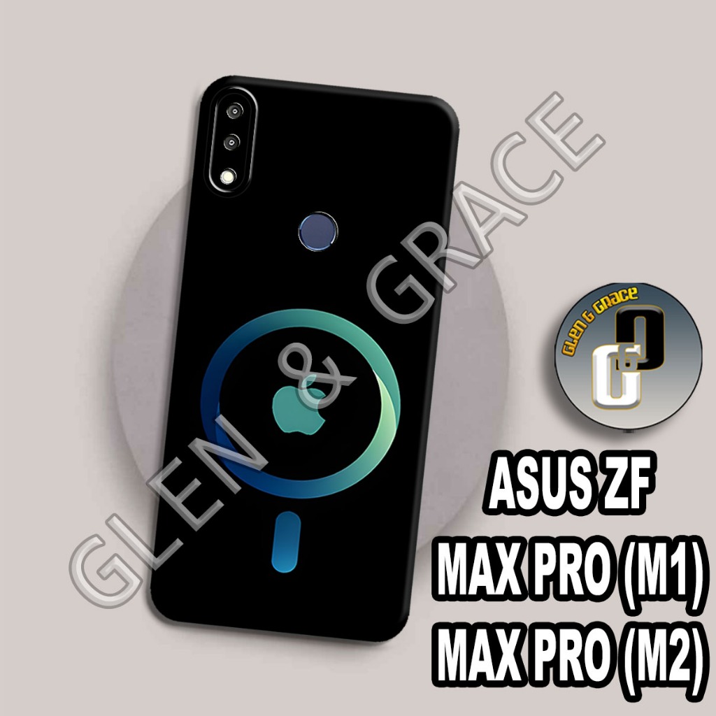 G17 - Softcase ASUS ZENFONE MAX PRO (M1) / MAX PRO (M2) - Bahan karet lentur - Motif LOGO IPHONE - s