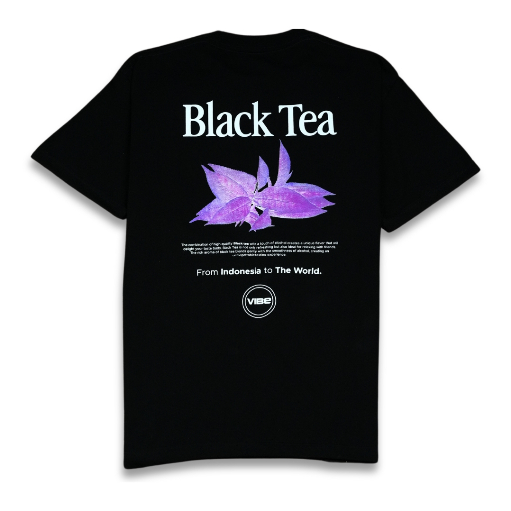 VIBE-Tshirt Black Tea By VIBE INDONESIA