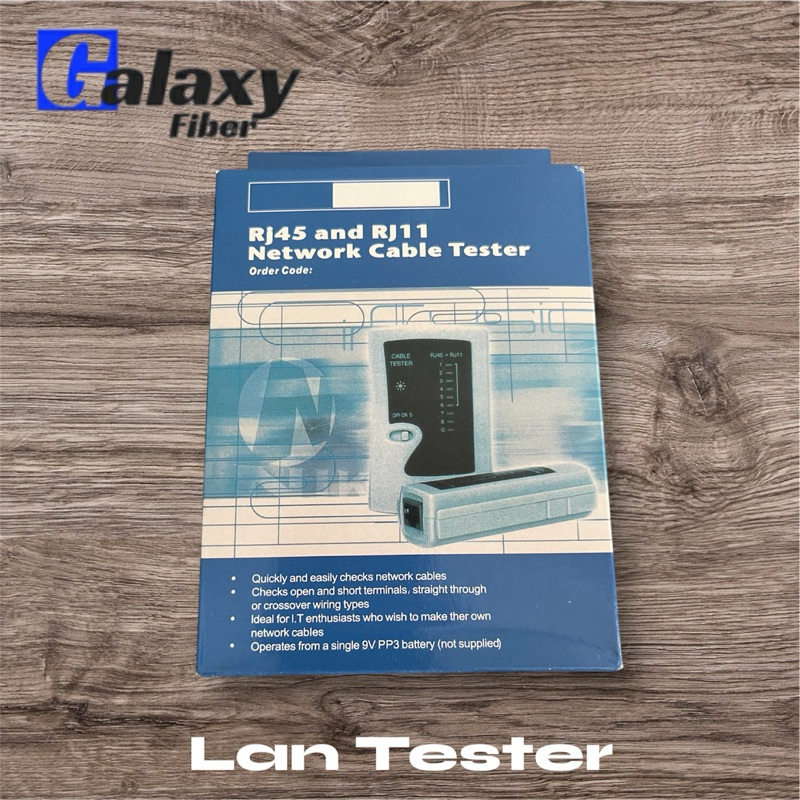 Network Kabel Tester / Lan Tester RJ45 / Alat Penguji Kabel Lan RJ45 Telepon Tester Rj11 Lan Tester