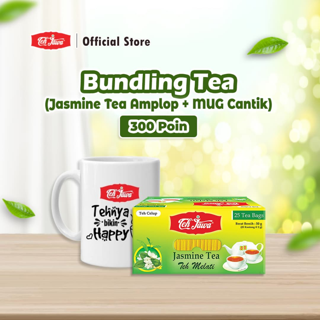 

[GIFT MEMBERSHIP] Teh Jawa Mug Trendy + Jasmine Tea Amplop