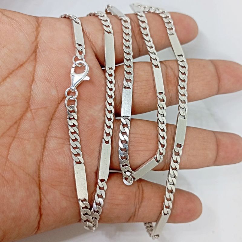 kalung Rantai Kombinasi Perak Silver 925