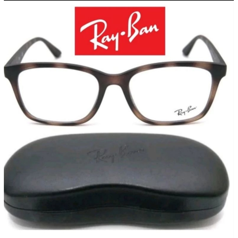 Kaca Mata Ray-ban RB 7059D 5200 mate Havana 55-18-145 original (lensa ibriller photocromic) second
