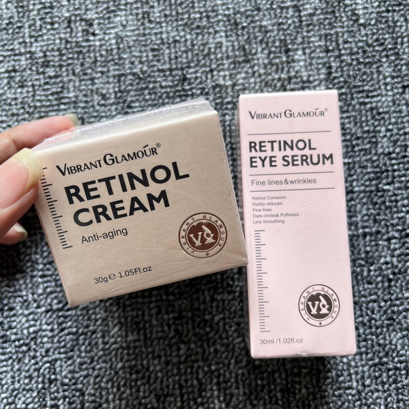 [NEW] VIBRANT GLAMOUR Retinol Cream dan Eye Serum