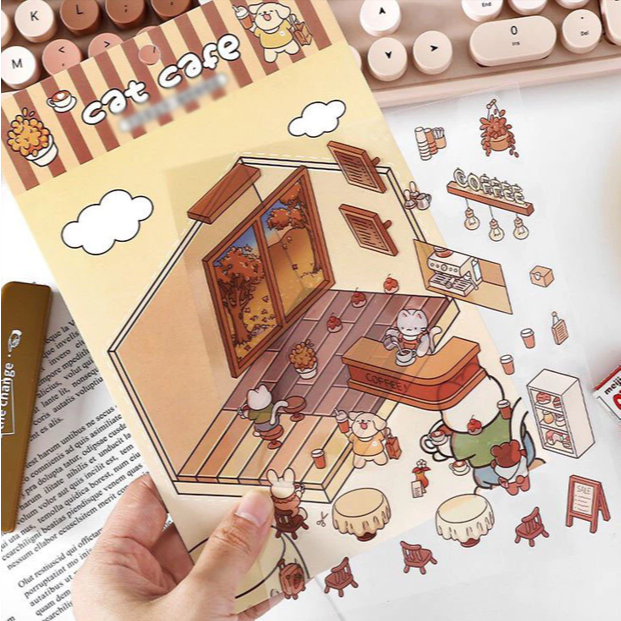 

SET Stiker 3D Dekorasi Ruangan Sticker Premium Mainan Anak Korean Style Decoration