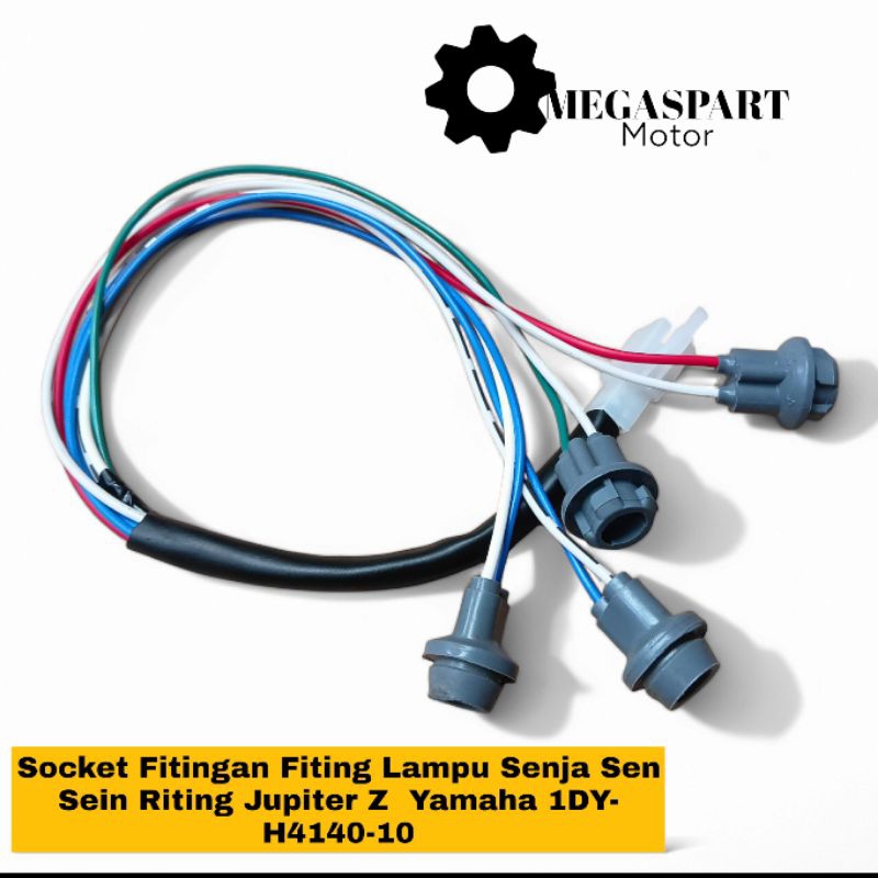 Soket Socket Fitingan Fiting Lampu Senja Sen Sein Riting Jupiter Z Yamaha 1DY-H4140-10