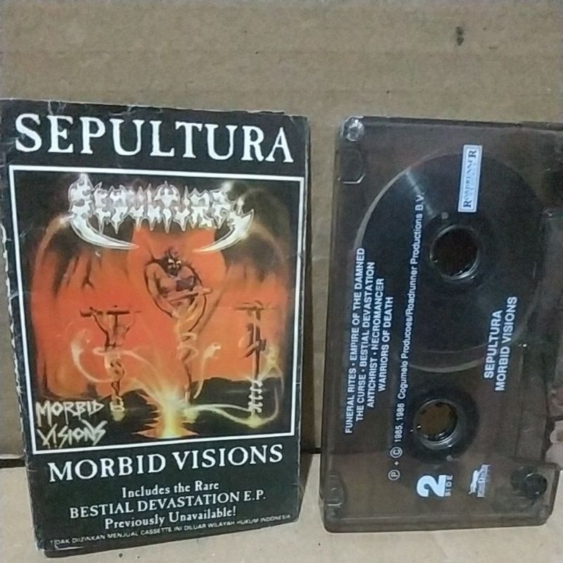 Kaset pita Sepultura : Morbid Visions (Cek Videonya)