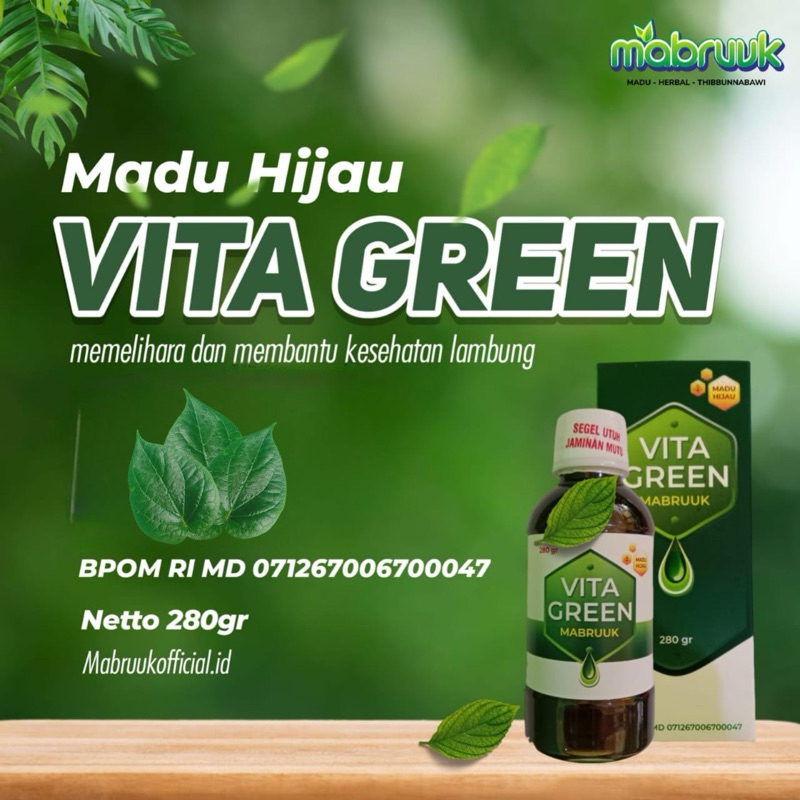 

Madu Hijau Vita Green Original 100% Mengatasi Masalah Lambung