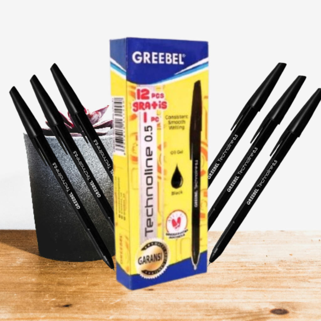

Bolpoin Greebel 0,5mm isi 6 Pcs
