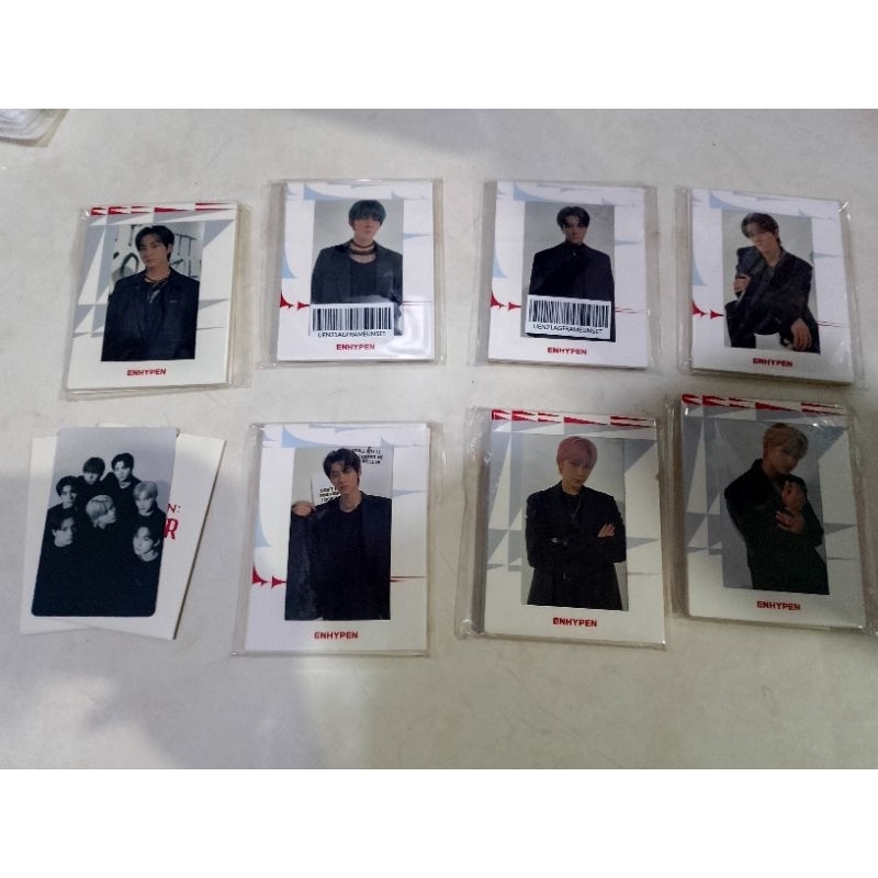 Official pob pre order benefit wv weverse gift pc photocard frame ENHYPEN Jungwon Heeseung Jay Jake 