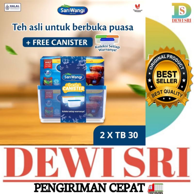 

SARIWANGI Gratis Canister (isi 2box teh + 1canister)