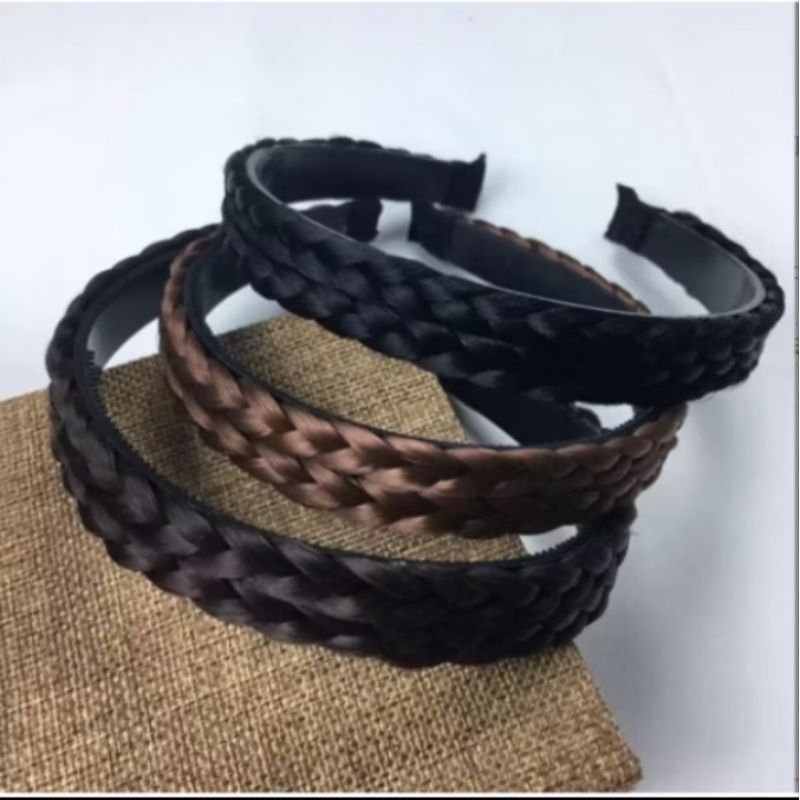 bando kepang /bando rambut palsu/bando rambut kepang