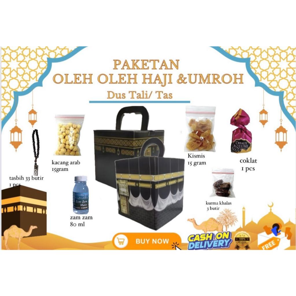 

Oleh-oleh Haji & Umroh Dus Kabah Harga Hemat Paket 50pcs