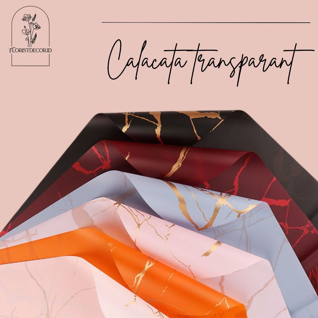 

WRAPPING PAPER MARBLE CALACATTA GOLD Flower Wrapping Paper Golden Marble Cellophane Kertas Buket