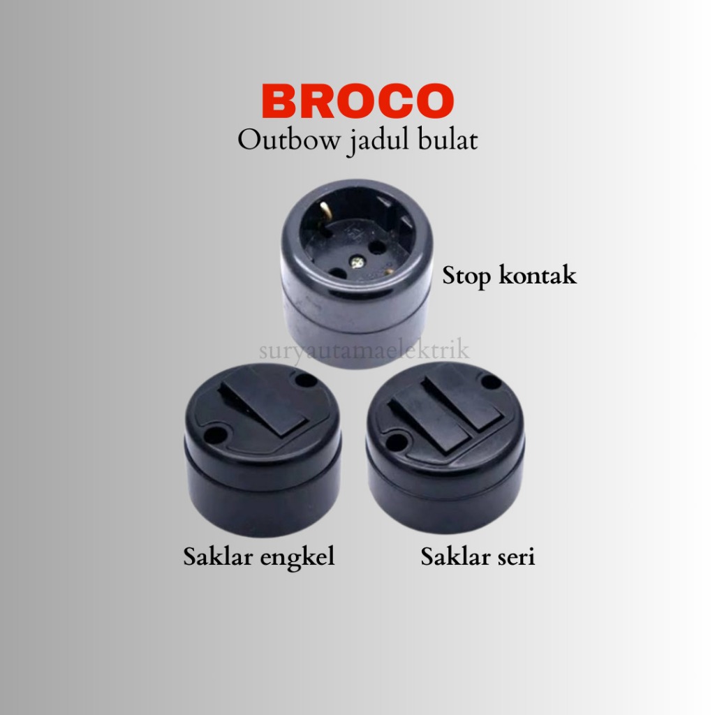 BROCO Saklar Dinding Outbow
