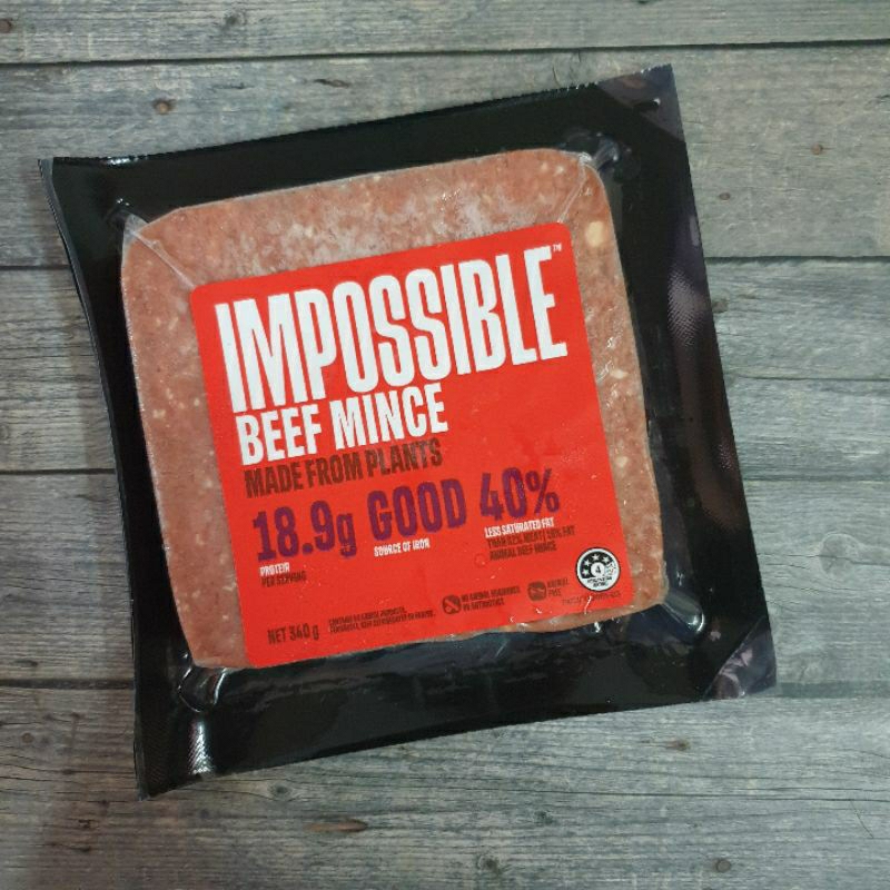 

Impossible Beef Plant Based Vegetarian USA Singapore