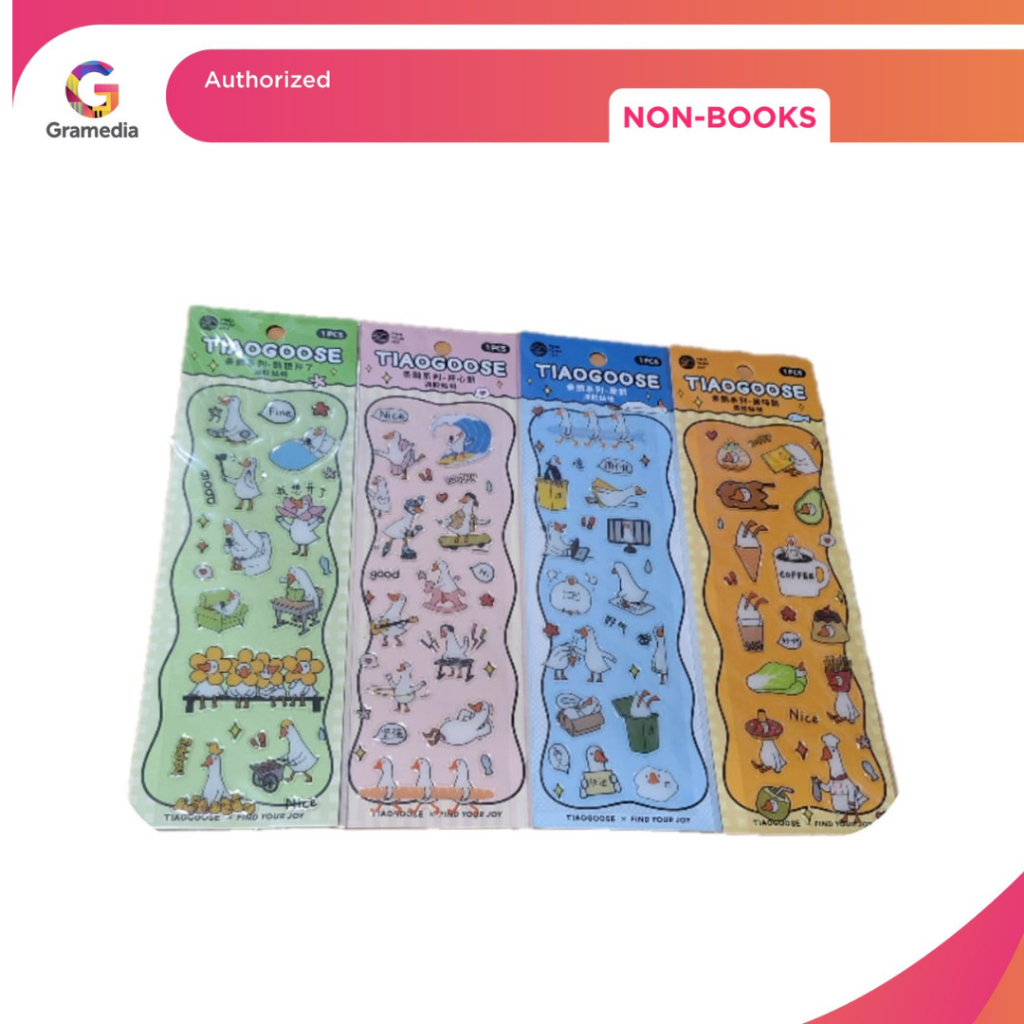 

Gramedia Surabaya - FYJ TIAGOOSE SERIES STICKERS/40 FD81805