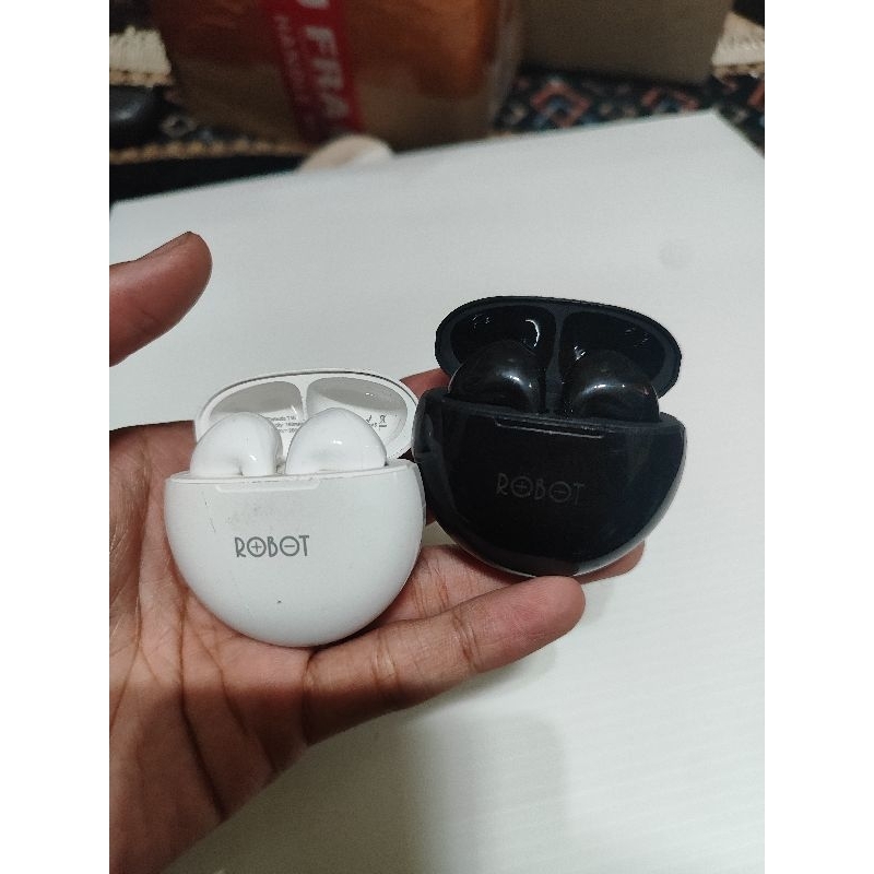 Tws Robot Flybuds T10 original unit aja Second earphone wireless Bluetooth