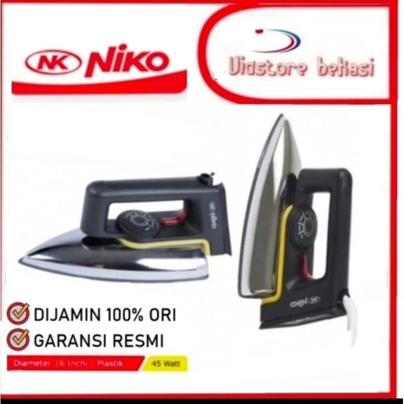 SETRIKA Classic NIKO NK 333S/NIKO SETRIKA KERING CLASSIC NIKO GARANSI RESMI NIKO