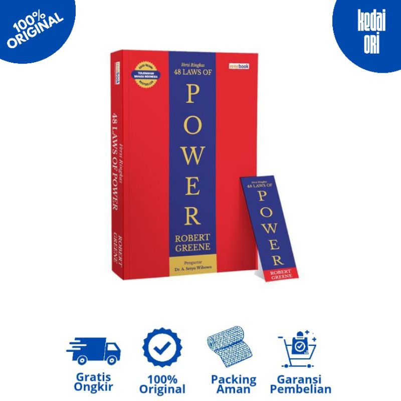 Versi Ringkas 48 Laws of Power Bahasa Indonesia Strategi Untuk Meraih, Mempertahankan