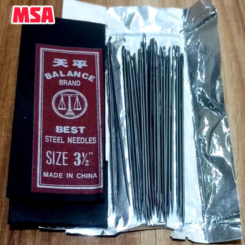 jarum 3,5 inci tilam kasur 25pc /jarum panjang 3,5"