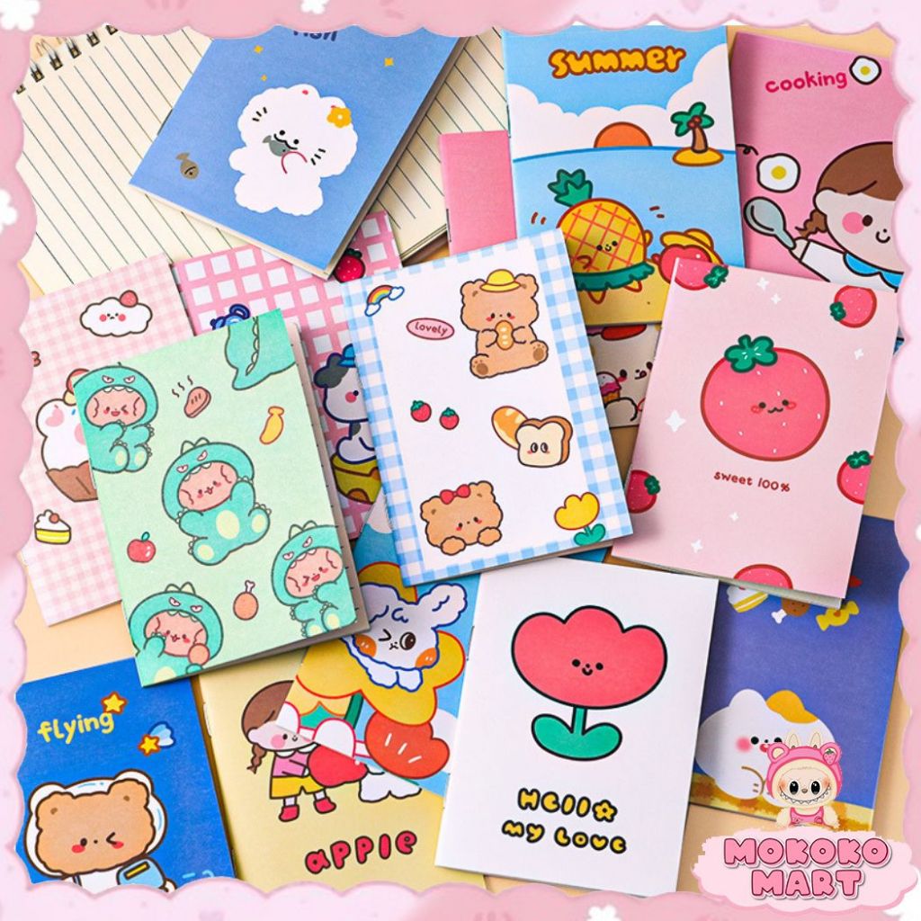 

MM Buku Tulis Mini Motif Kartun Note Book Mini Cartoon Book Notepad Karakter Buku Tulis Memo LG-52