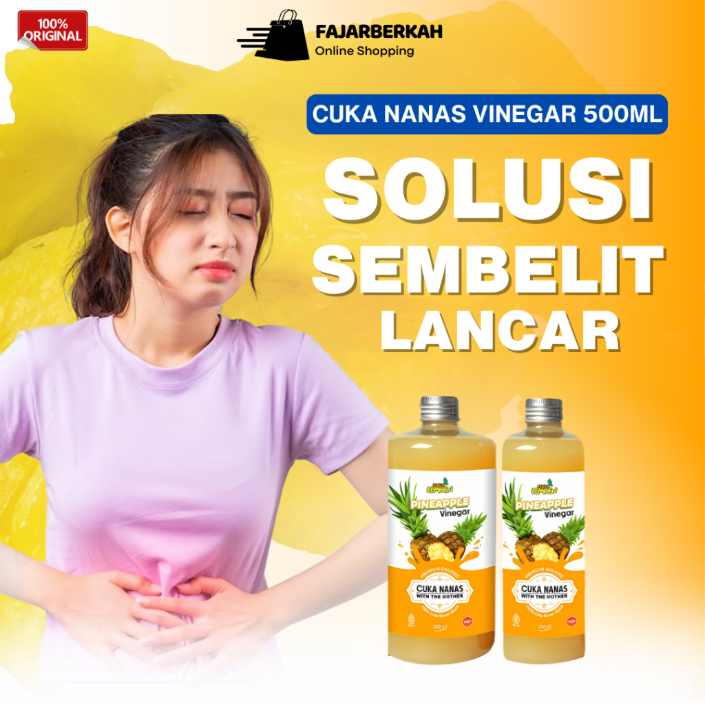 

Cuka Nanas Cinder Vinegar with Mother - Cuka Nanas Organik Tanpa Campuran Untuk Diabetes Gula Darah