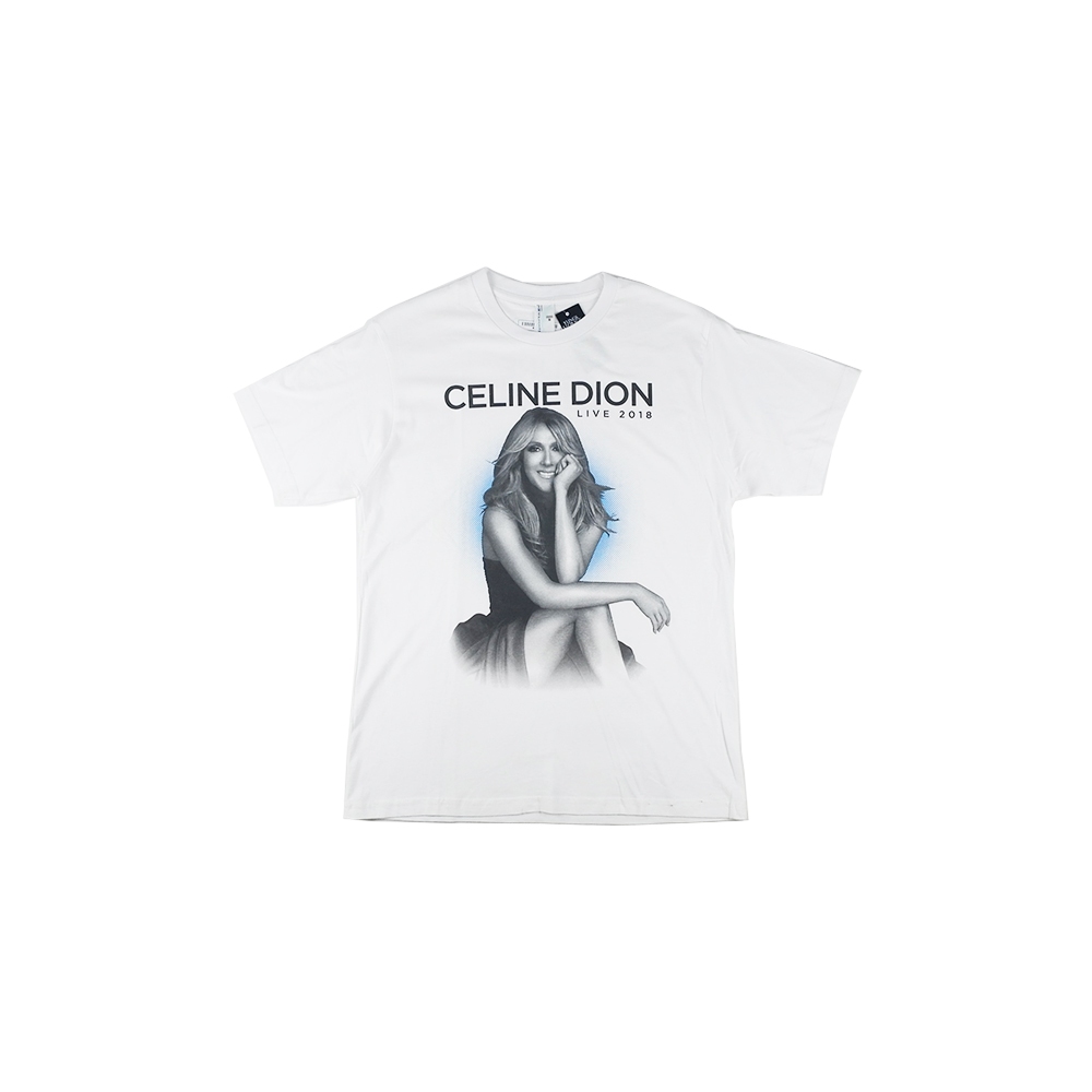 Celine Dion Tee Live Tour 2018 Asia/aus Tshirt White