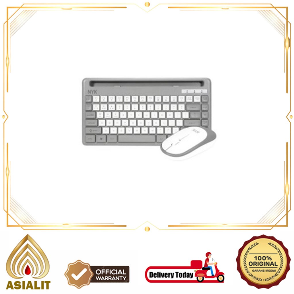 Keyboard Plus Mouse NYK Wireless K50 Keyboard+Mouse K 50 Grey