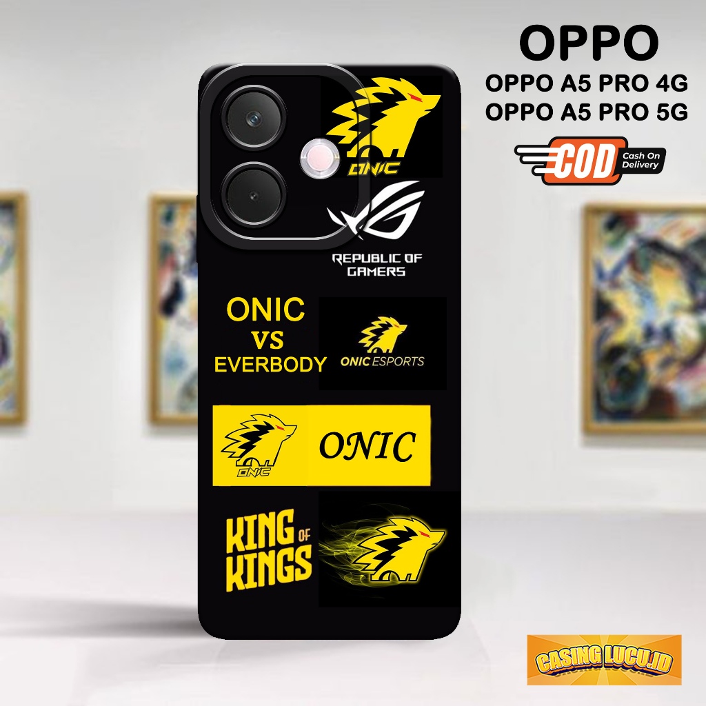 Case Oppo A5 Pro 5G / A5 Pro 4G 2025 Terbaru - Fashion Case Gaming - Casing Hp Oppo A5 Pro 4G / Oppo