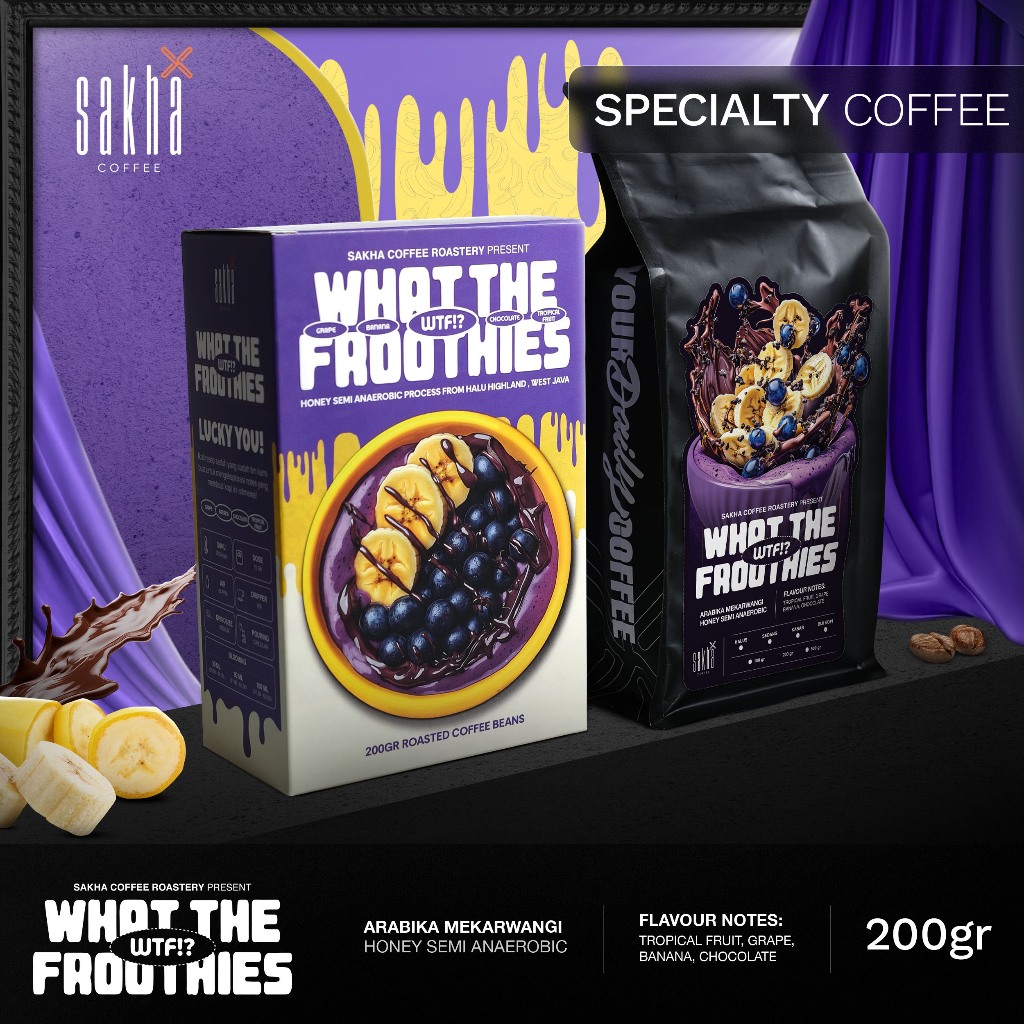 

Biji Kopi Arabika WHAT THE FROOTHIES Specialty Coffee Beans Arabica Coffe