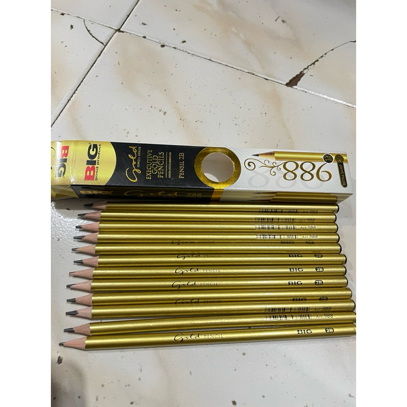 

pensil big gold 1pcs ecer