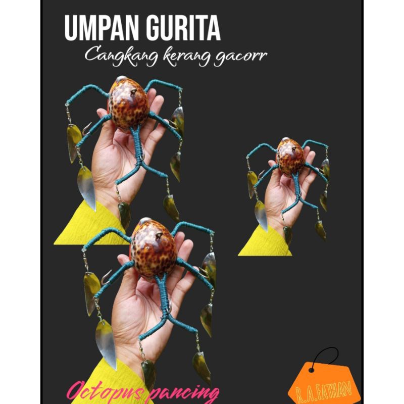 umpan gurita/umpan octopus/umpan tradisional/umpan buatan