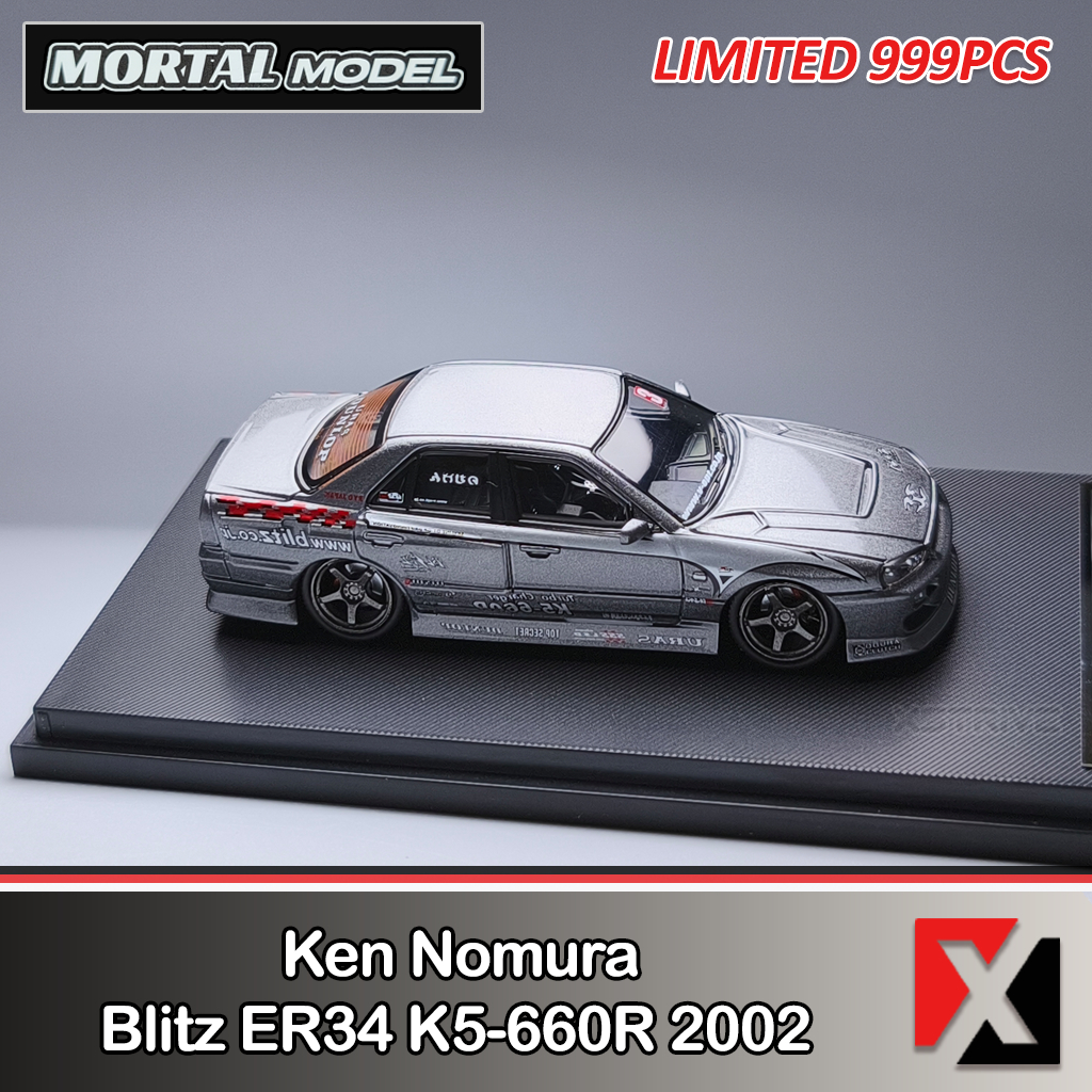 MORTAL 1:64 Nissan URAS ER34 Ken Nomura Blitz ER34 K5-660R 2002 D1 GP