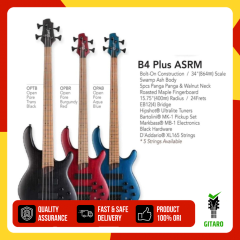 Gitar Cort Bass B4plus ASRM Gitar Bass Cort B4plus ASRM B4 Plus ASRM