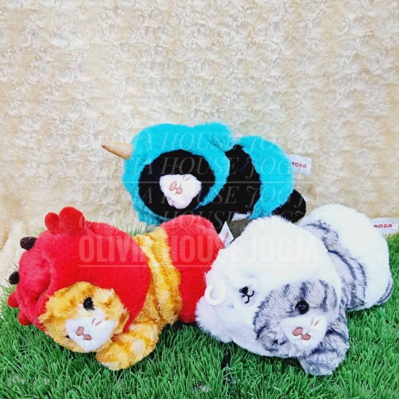 Boneka Lying Baby Cat Boneka Kucing Mini Kostum Boneka Baby Cat