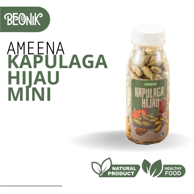 

[ MINI ] Kapulaga Hijau Whole Green Cardamom 50GR | Ameena Premium Quality