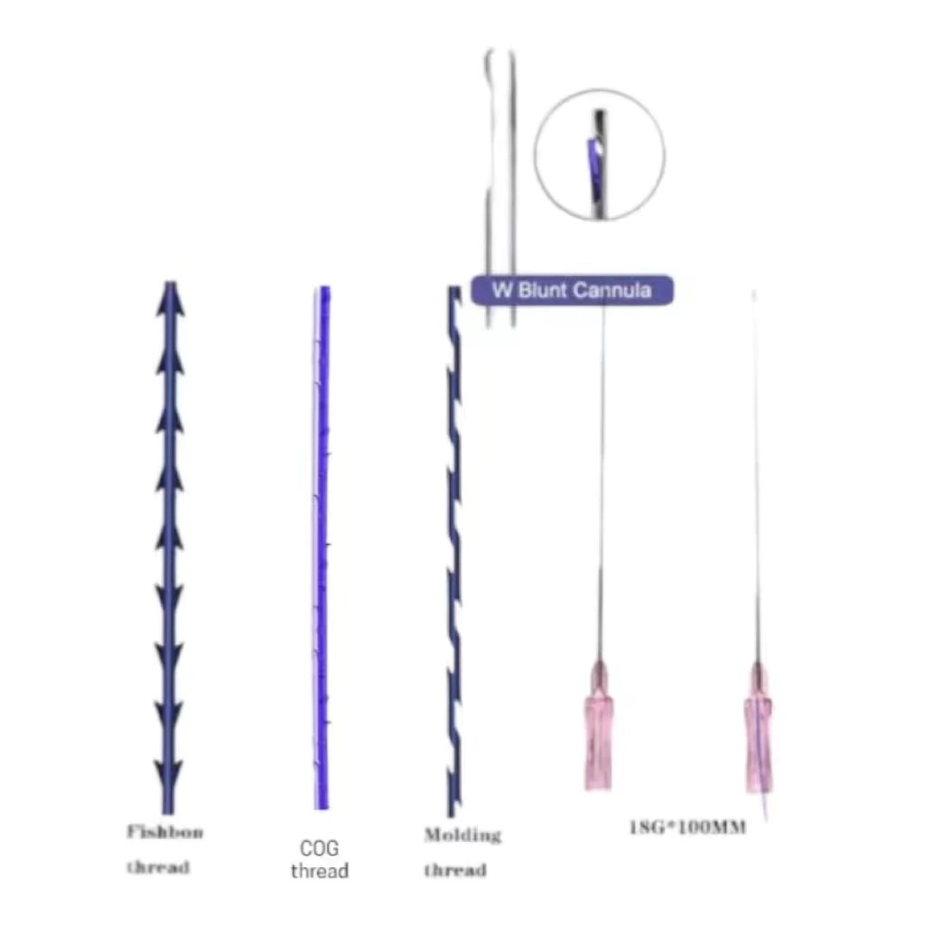 Minerva Face Thread lift PDO PCL Korea Tanam Benang Wajah Ecer 2 Pcs