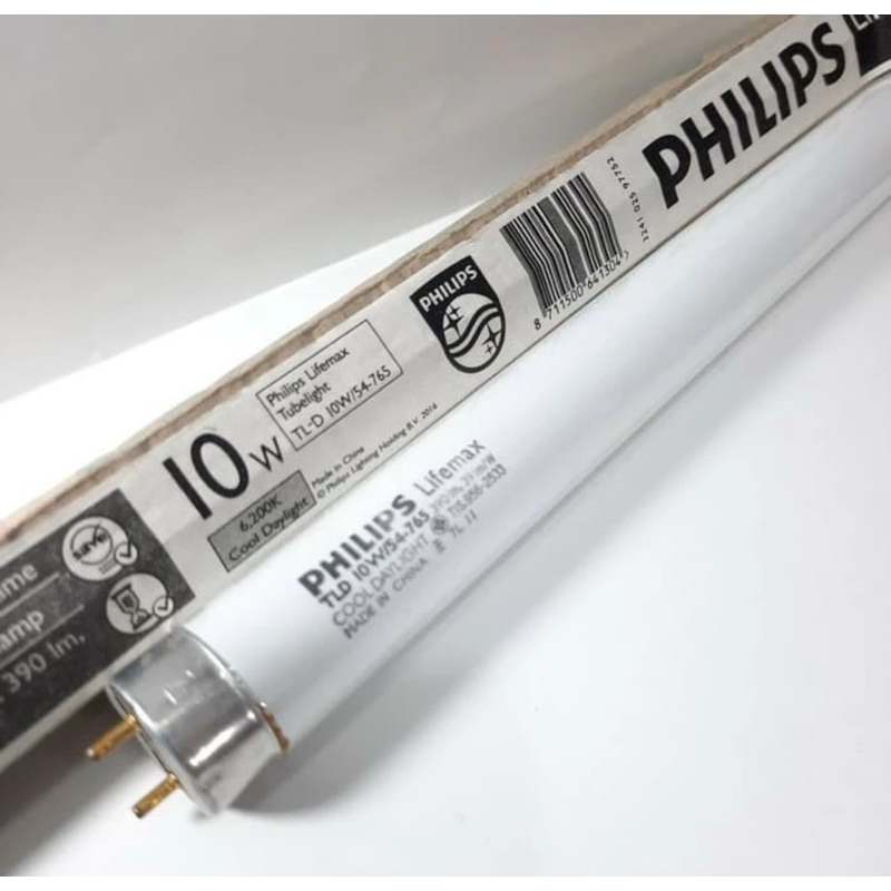 PHILIPS TL Neon TLD TL-D 10W 10 Watt Lifemax