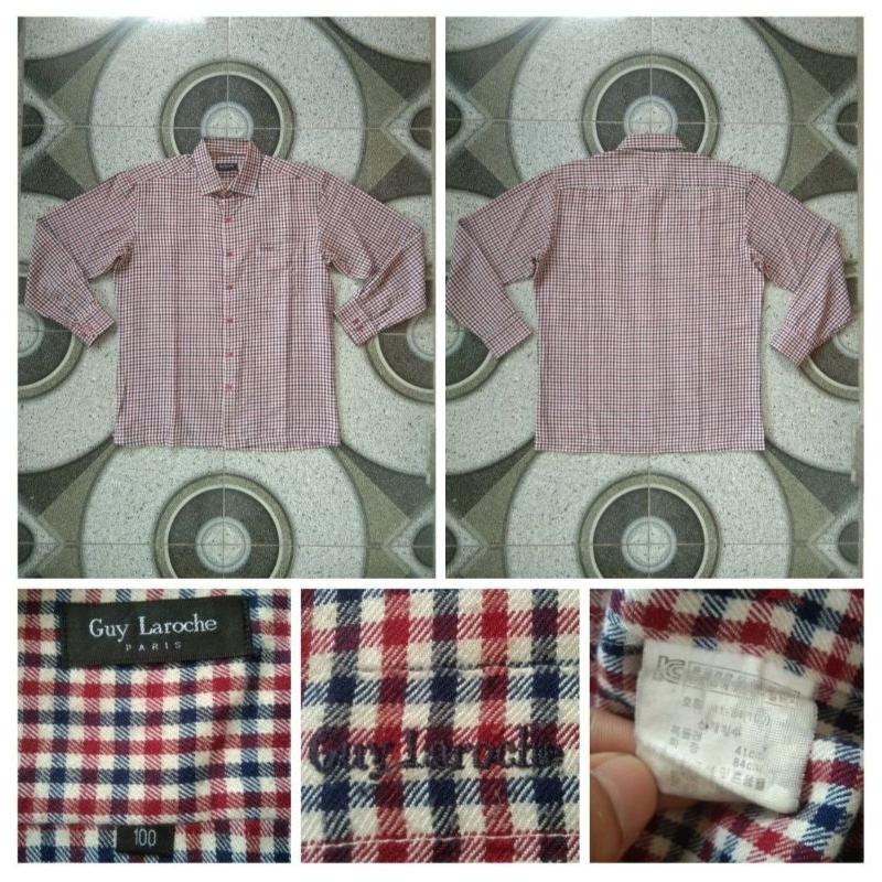 NETT Kemeja Flanel Guy Laroche Original