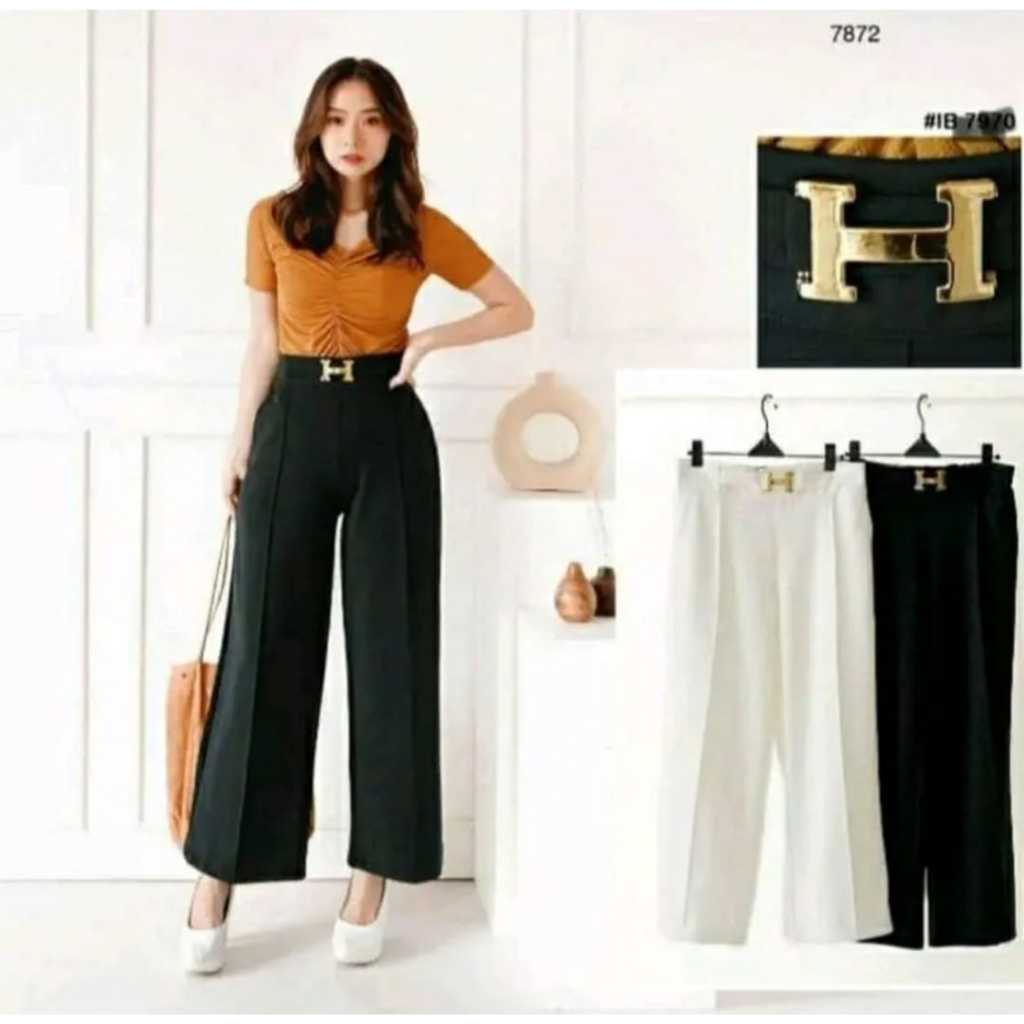 Sultan - Celana Kulot Panjang / Kulot Scuba Wanita H Cutbray