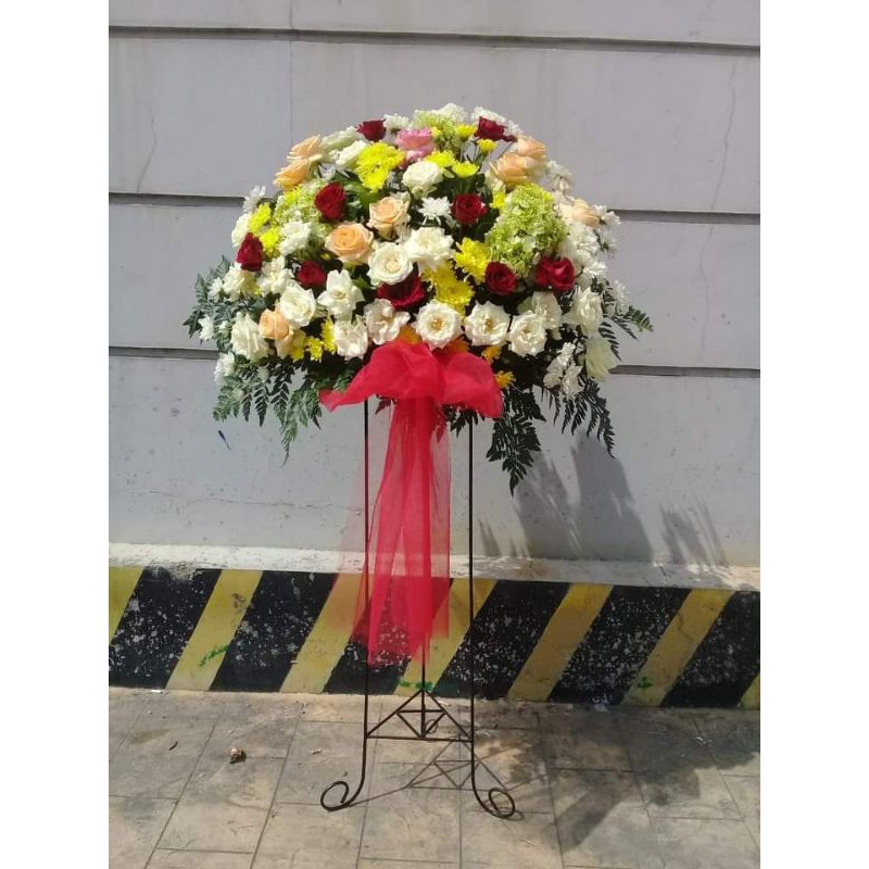 Karangan Bunga Standing Flower Pembukaan toko & Wedding